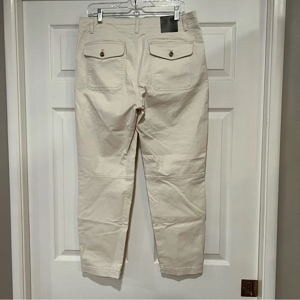 Banana Republic Authentic Chino Girlfriend Pant Cream IT#BR10 - Picture 9 of 15